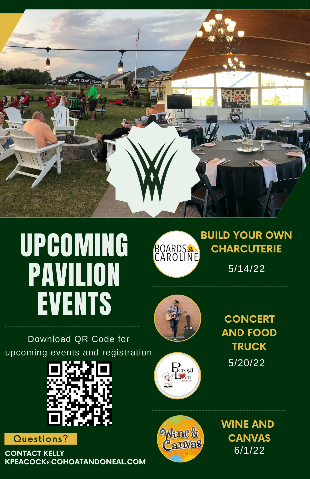 Upcoming pavilion events (11 × 17 in) 4.25