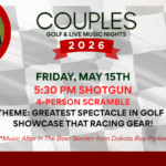 Wood Wind Golf Course Couples Golf Night Golf Scramble Live Music Indy 500 Greatest Spectacle in Golf Month of May Theme