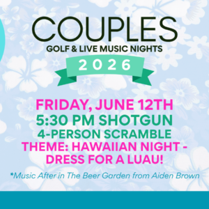 Wood Wind Golf Course Couples Golf Night Golf Scramble Live Music Hawaiian Luau Theme