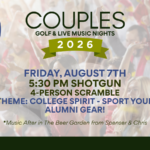 Wood Wind Golf Course Couples Golf Night Golf Scramble Live Music College Spirit Theme