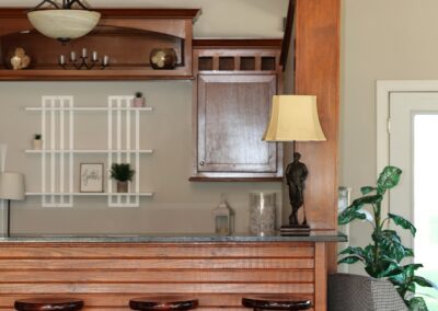 Bar Area in The Pavilion Banquet and Event Space at Wood Wind Golf Course in Westfield Indiana