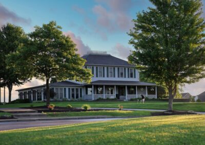 The Clubhouse at Wood Wind Golf Course Public Golf Course in Westfield Indiana, Hamilton County Indiana